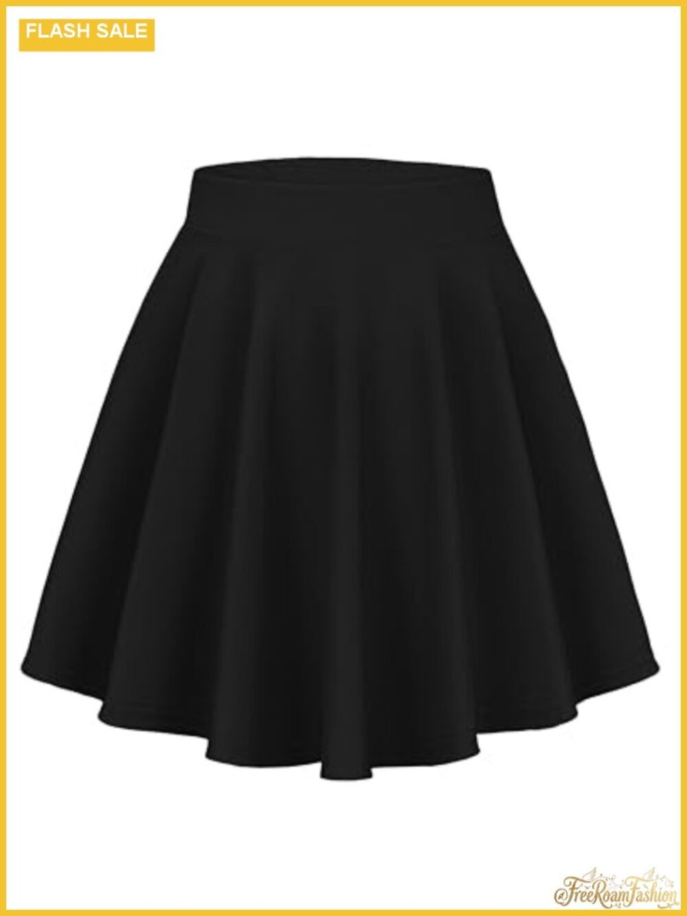 Women's Pleated Mini Skirt High Waisted A-Line Flowy Casual Summer Skirt